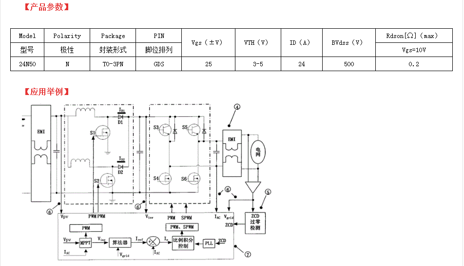 24A電流2SK2837參數mos管廠家